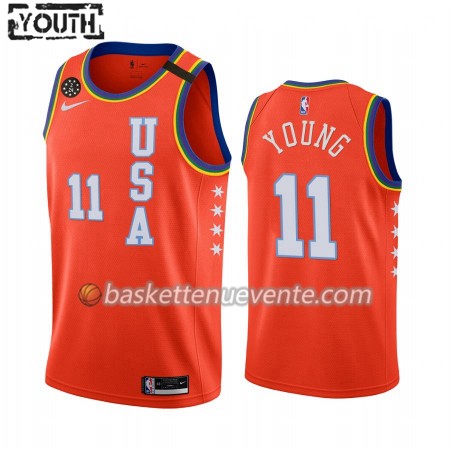 Maillot Basket Atlanta Hawks Trae Young 11 Nike 2020 Rising Star Swingman - Enfant